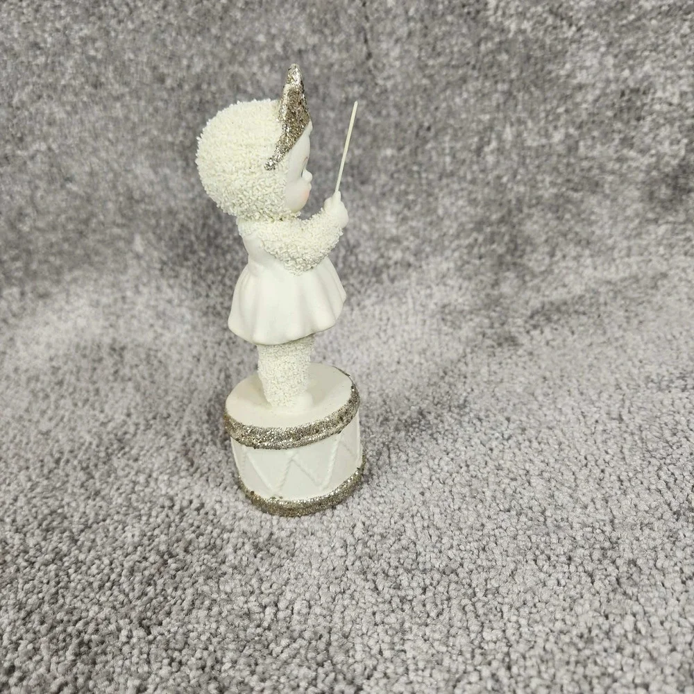 Department 56 Snowbabies Figurines White Glitter Lot‎ of 3